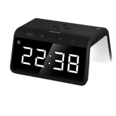 SDC 7900 Qi Цифров будилник с бързо безжично зарядно устройство